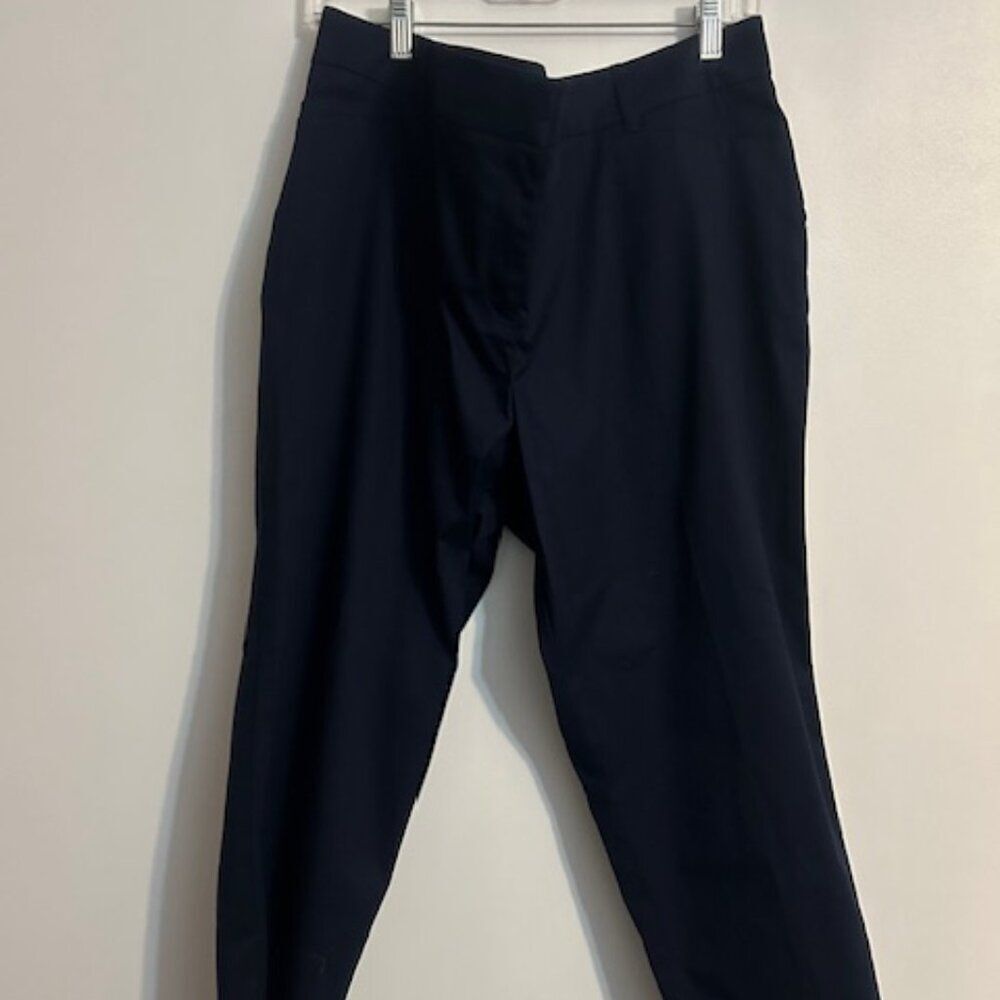 Van Heusen Navy Blue Classic Fit ankle pants, size 18S